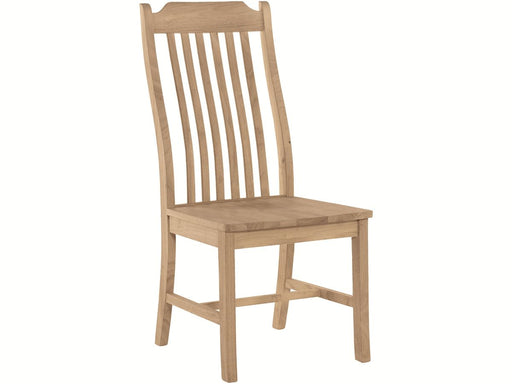 John Thomas Unfinished Steambent Mission Side Chair image