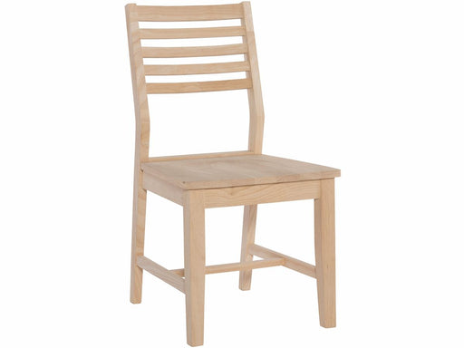 John Thomas Unfinished Aspen Panelback Side Chair image