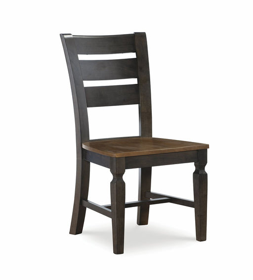 John Thomas Vista Laddertback Side Chair in Hickory & Coal image