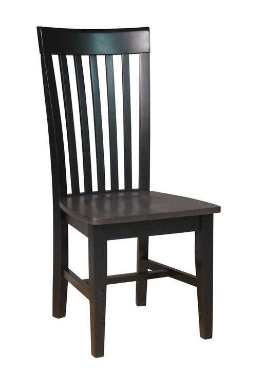 John Thomas Cosmopolitan Tall Mission Side Chair in Coal & Black image