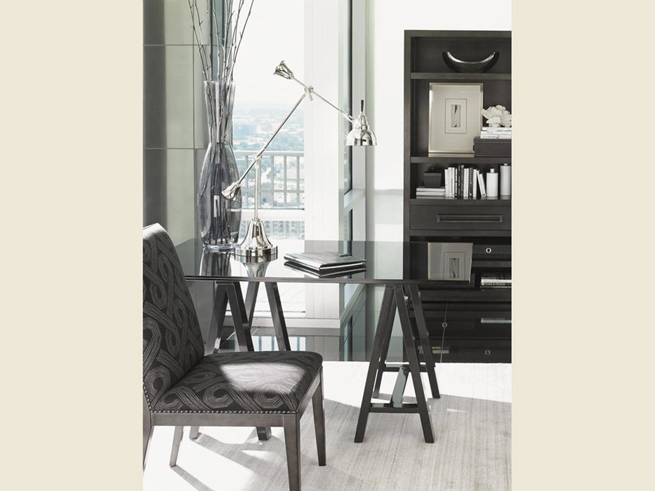 Lexington Furniture Carrera Rossa Bookcase in Carbon Gray