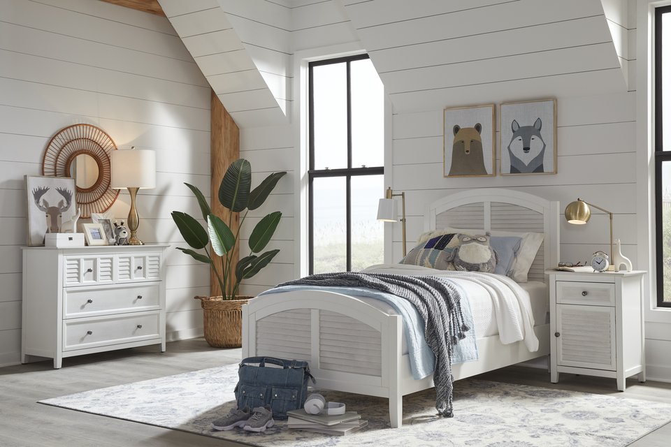 John Thomas Hampton Twin Arch Headboard Bedset