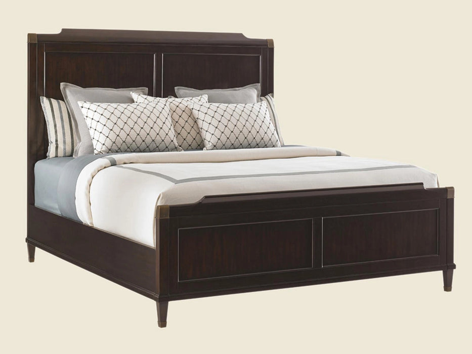Lexington Furniture Kensington Place Queen Bennington Panel Bed in Brentwood