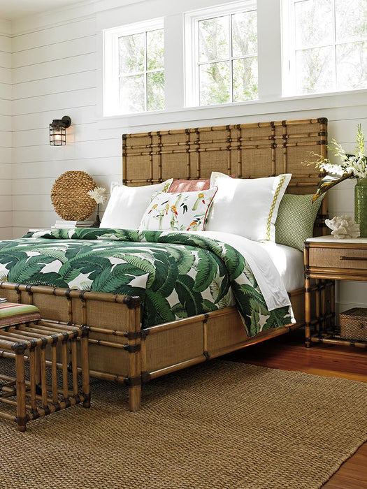 Tommy Bahama Home Twin Palms Coco Bay King Panel Bed in Medium Umber 01-0558-134C