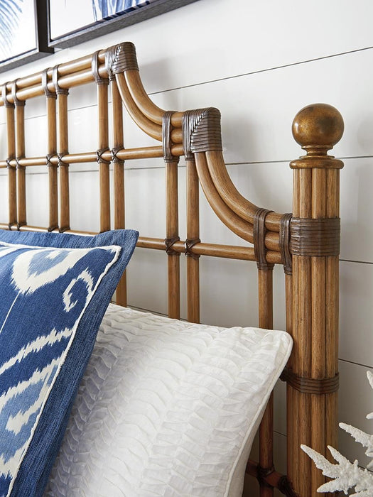 Tommy Bahama Home Twin Palms St. Kitts King Rattan Bed in Medium Umber 01-0558-144C image