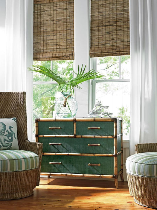 Tommy Bahama Home Twin Palms Pacific Teal Chest