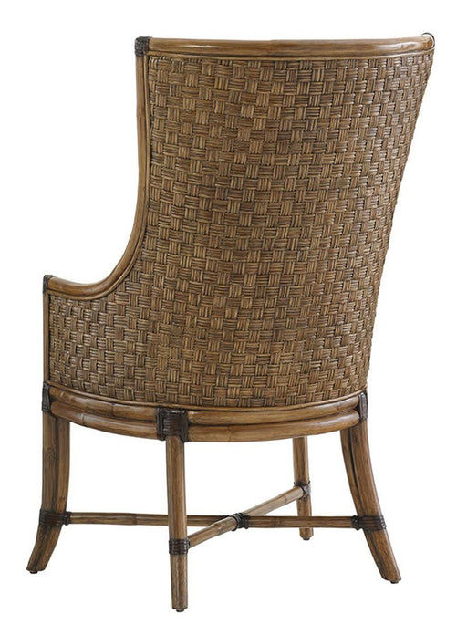 Tommy Bahama Home Twin Palms Balfour Host Chair in Medium Umber image