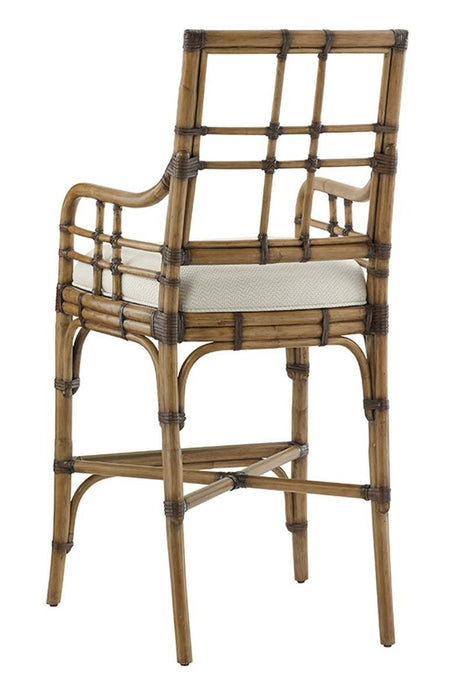 Tommy Bahama Home Twin Palms Lands End Bar Stool in Medium Umber (Set of 2) image