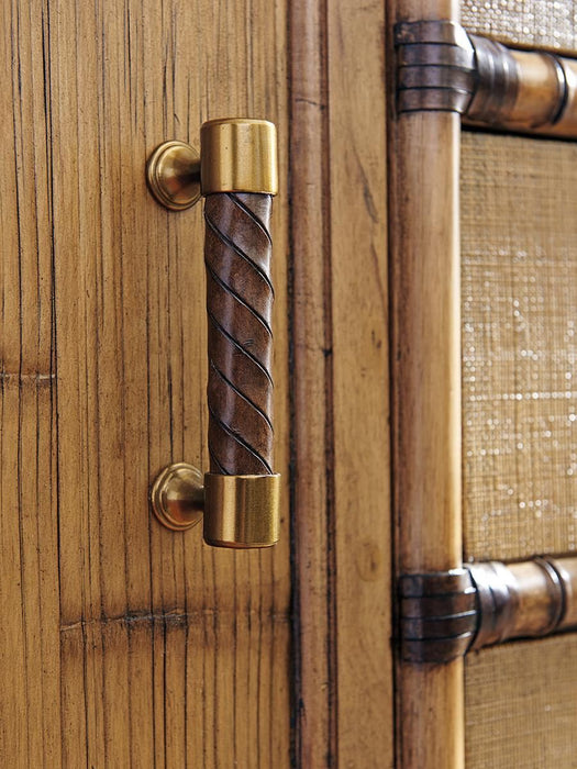 Tommy Bahama Home Twin Palms Sandy Point Buffet in Medium Umber