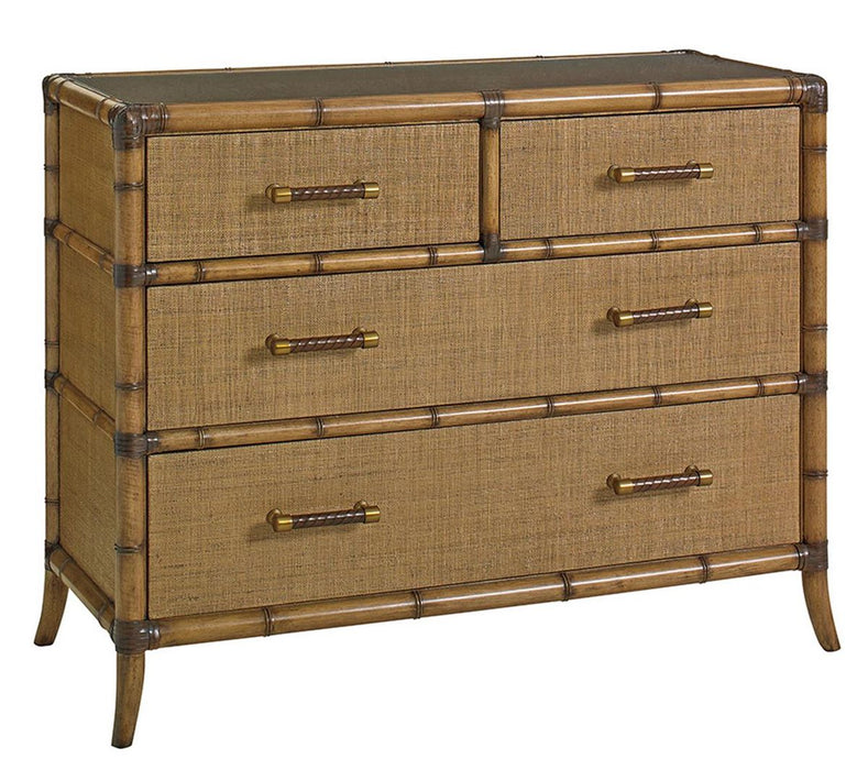 Tommy Bahama Home Twin Palms Bermuda Sands Chest in Medium Umber