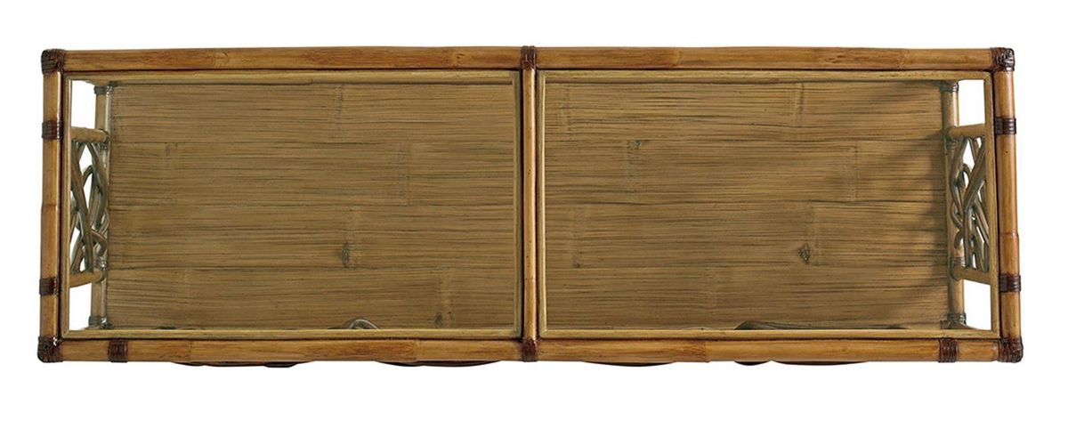 Tommy Bahama Home Twin Palms Sonesta Serving Console in Medium Umber image