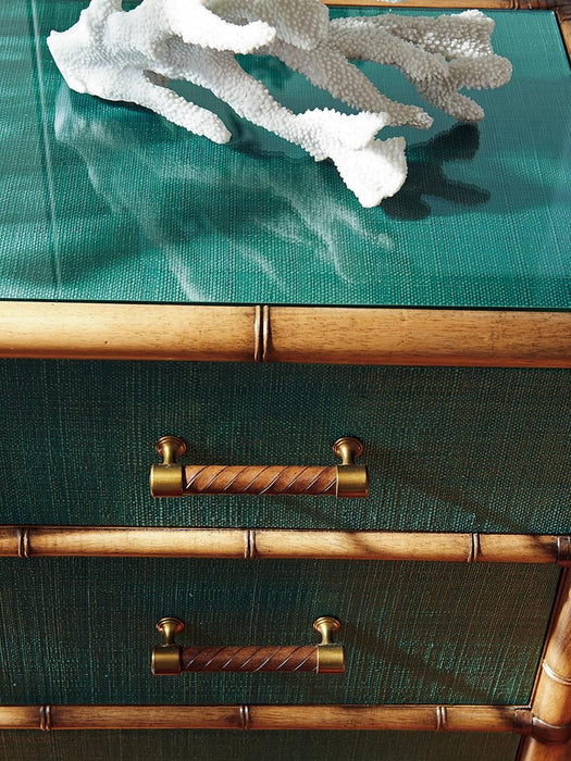 Tommy Bahama Home Twin Palms Pacific Teal Chest