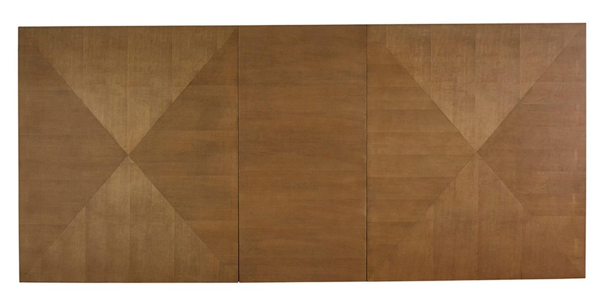 Tommy Bahama Home Twin Palms Caneel Bay Dining Table in Medium Umber