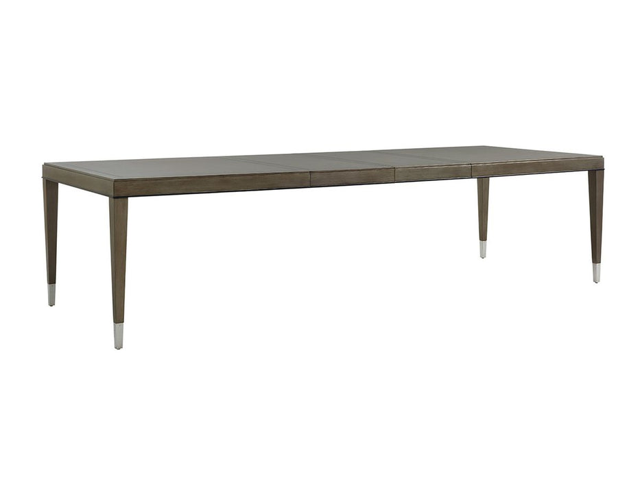 Lexington Ariana Chateau Rectangular Dining Table in Platinum