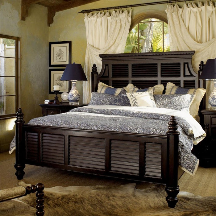 Tommy Bahama Kingstown Malabar C. King Panel Bed 01-0619-135C