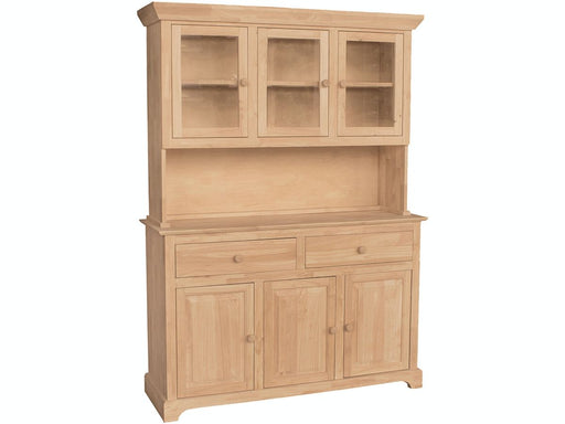 John Thomas Unfinished 3 Door Hutch (shown w/B-3) image