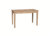 John Thomas Unfinished 48'' Writing Table image