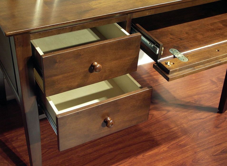 John Thomas Furniture Home Accents Executive Lancaster Shaker Desk in Espresso