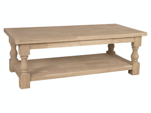 John Thomas Unfinished Tuscan Coffee Table image