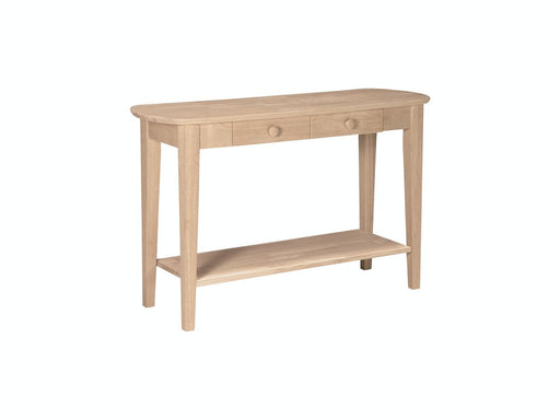John Thomas Unfinished Phillips Oval Sofa Table image