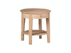 John Thomas Unfinished Phillips End Table image