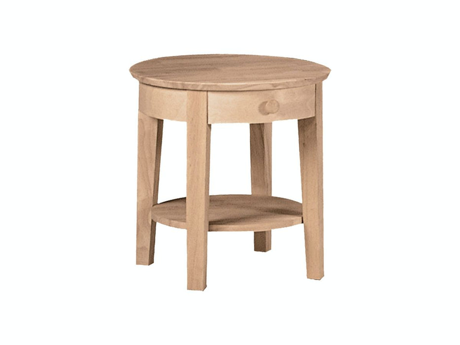 John Thomas Unfinished Phillips End Table image
