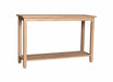 John Thomas Unfinished Solano Sofa Table image