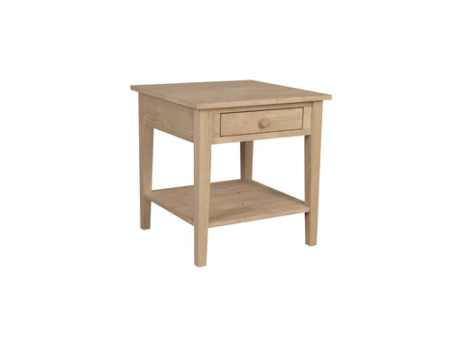 John Thomas Unfinished Spencer End Table image