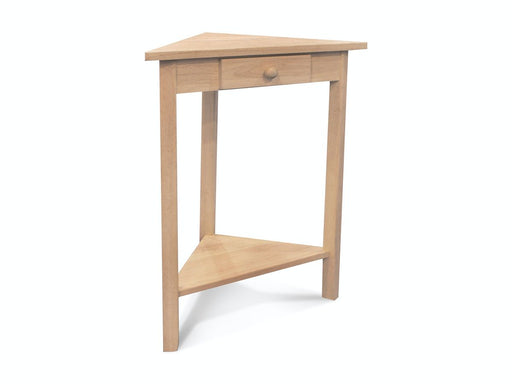 John Thomas Unfinished Small Corner Table image