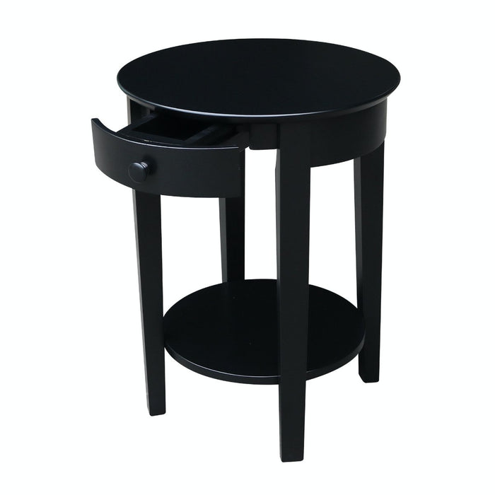 John Thomas Destinations Phillips Table in Solid Black