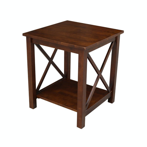 John Thomas Home Accents Hampton End Table in Espresso image