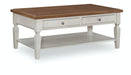 John Thomas Vista Coffee Table in Hickory & Shell image