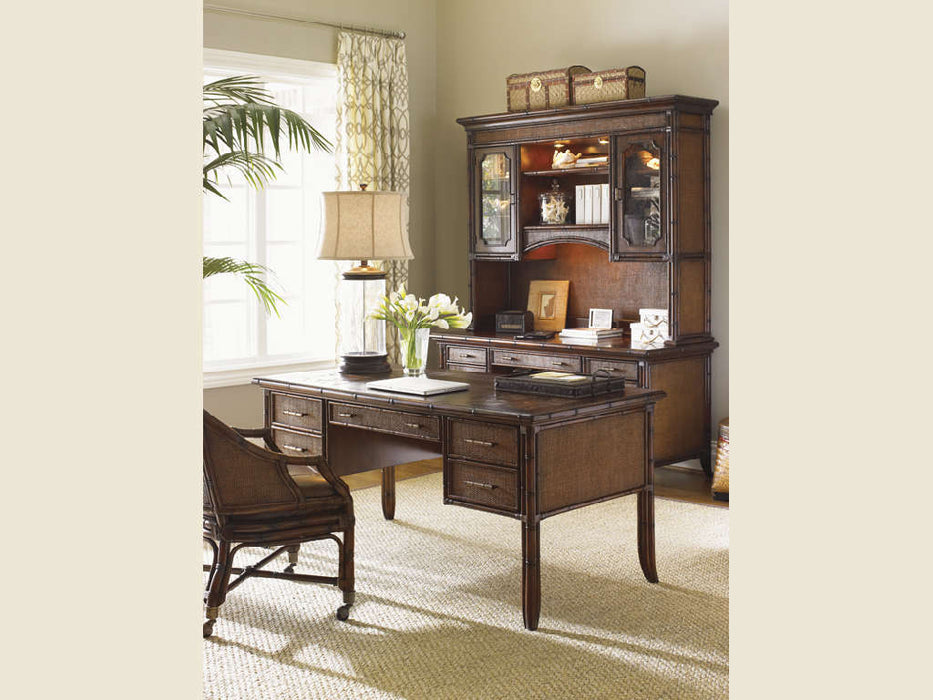 Sligh Bal Halbour Paradise Isle Desk in Tobacco Brown Finish