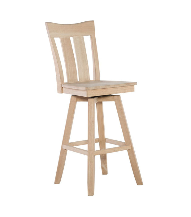 John Thomas Unfinished 30''Ava Swivel Stool (Built) image