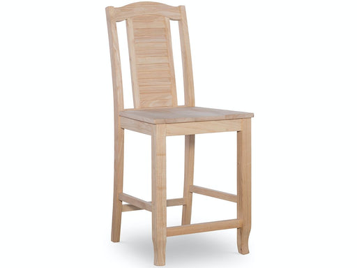 John Thomas Unfinished 24 Inch Seaside Stool image