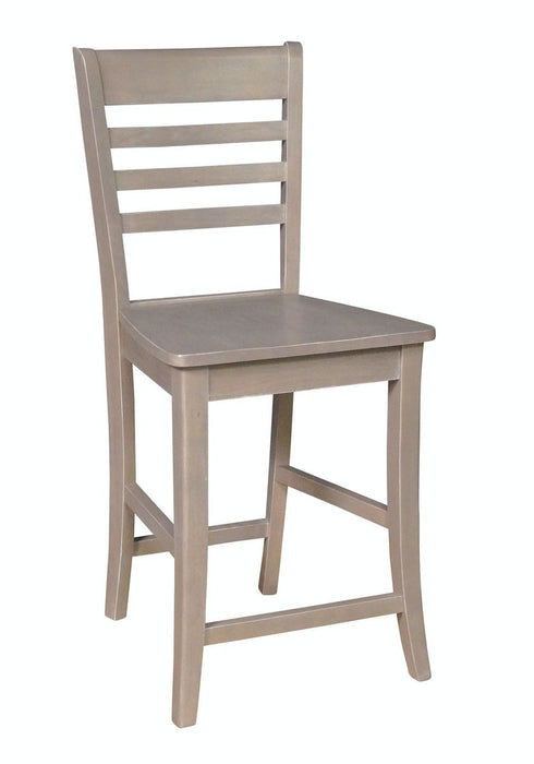 John Thomas Cosmopolitan Roma Stool in Taupe Gray image