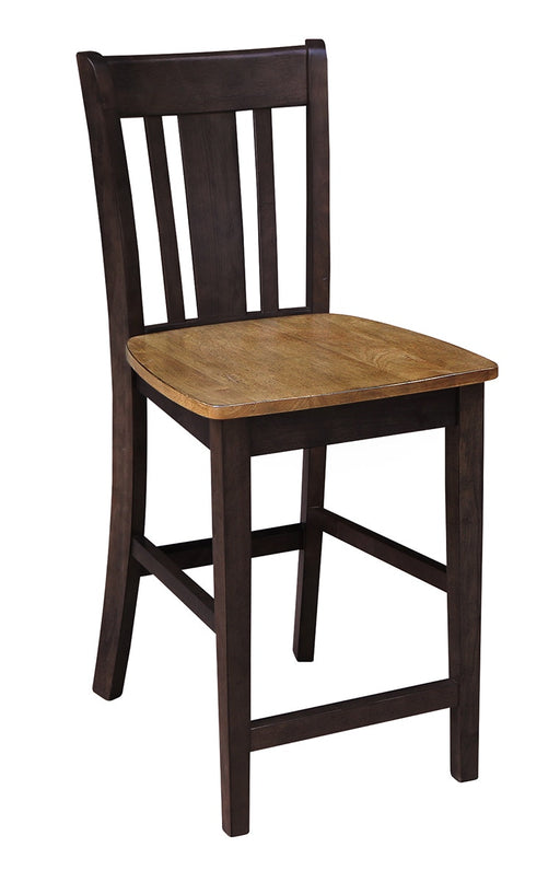 John Thomas Dining Essentials San Remo Stool in Hickory Coal image