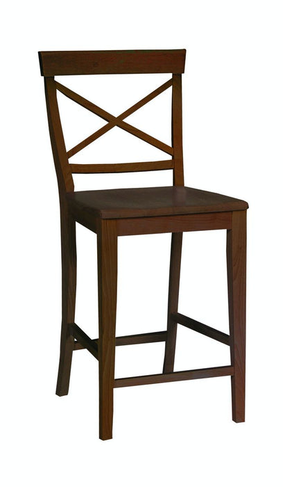 John Thomas Dining Essentials X-Back Stool in Espresso image