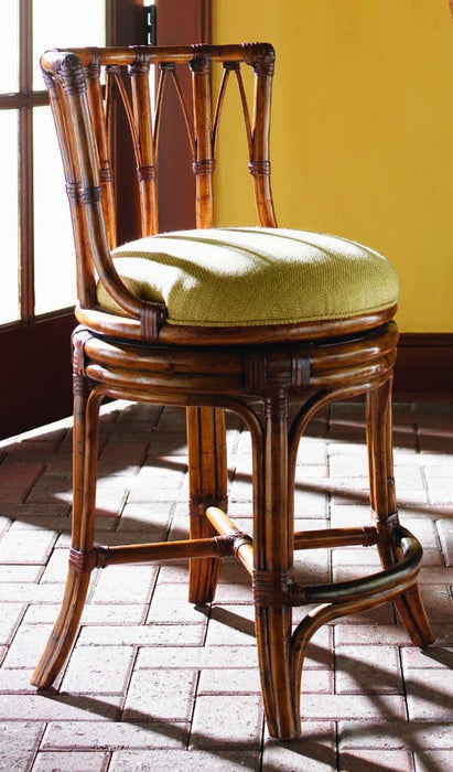 Tommy Bahama Island Estate South Beach Swivel Counter Stool in Macadamia