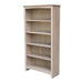 John Thomas Home Accents 60'' Shaker Bookcase Taupe Gray image