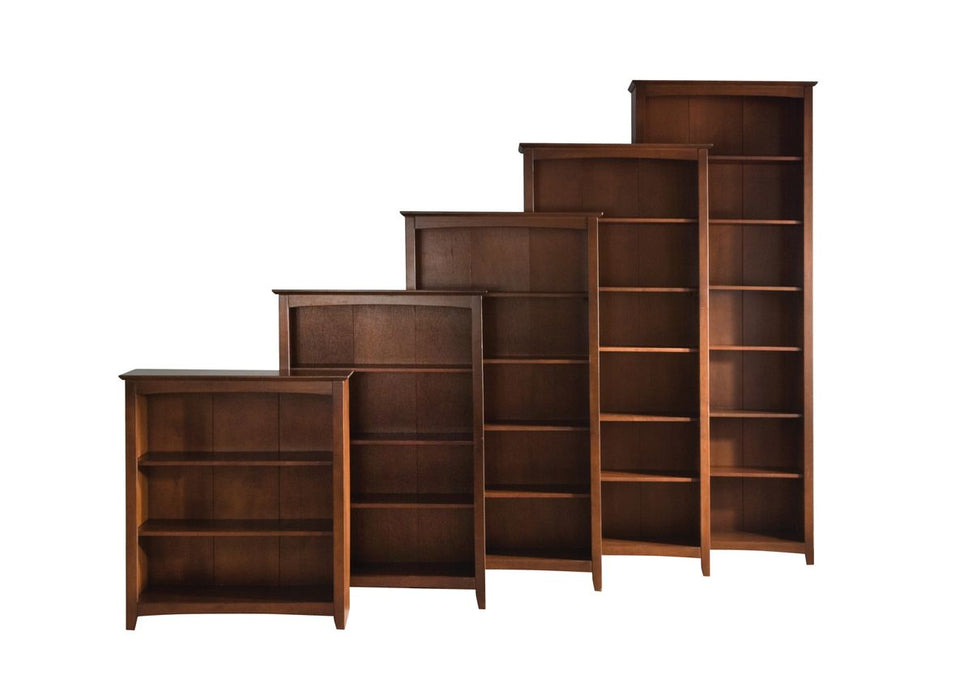 John Thomas Furniture Home Accents Shaker Bookcase in Espresso image