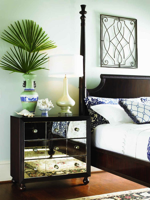 Tommy Bahama Royal Kahala Starlight Mirrored Nightstand