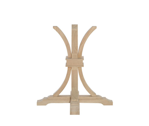 John Thomas Unfinished Flair Pedestal Base for Glass Top. Glass sold separately (48''Diameter = Glass-48B). image