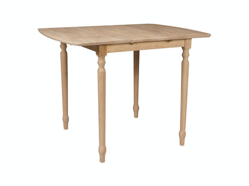 John Thomas Unfinished Butterfly Leaf Table (top only) / Turned Legs image