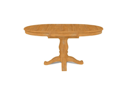 John Thomas Unfinished 42'' Butterfly Leaf table with 8'' Pedestal for Extension Table tops image