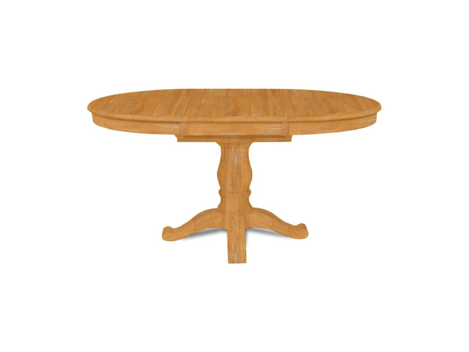 John Thomas Unfinished 42'' Butterfly Leaf table with 8'' Pedestal for Extension Table tops image