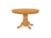 John Thomas Unfinished Round Pedestal Table (top only) / Turned Pedestal image