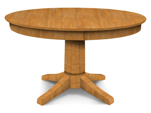 John Thomas Unfinished Round Pedestal Table (top only) / 10'' Transitional Pedestal image