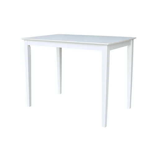 John Thomas Dining Essentials 30x48'' Square Table / 36'' Shaker Legs image