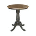 John Thomas Dining Essentials 30'' Pedestal Table in Hickory/Coal image